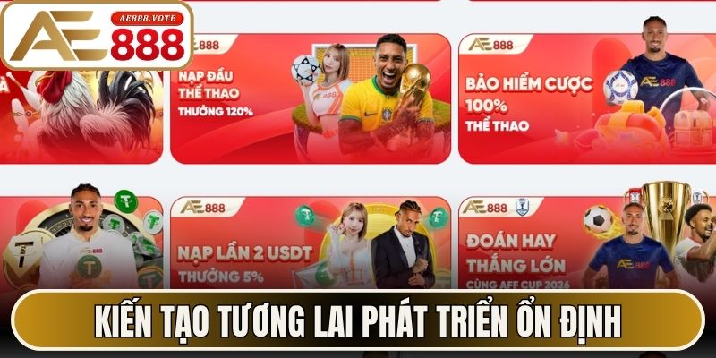Giới Thiệu AE888 Thương Hiệu Giải Trí Trực Tuyến Hàng Đầu 3 Kiến tạo tương lai phát triển ổn định bằng chiến lược đổi mới liên tục