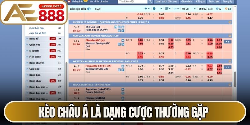 Kèo Châu Á - Hướng Dẫn Đọc Tỷ Lệ Cược Chuẩn Xác Nhất 1 Kèo Châu Á là dạng cược thường gặp