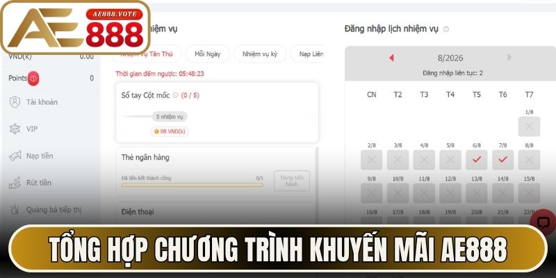 Khuyến Mãi AE888 Và Tổng Hợp Ưu Đãi Hấp Dẫn Nhất 2026 1 Tổng hợp những chương trình khuyến mãi AE888 nổi bật nhất